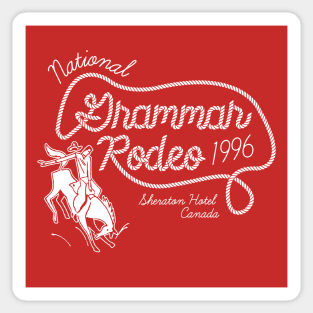 National Grammar Rodeo Sticker